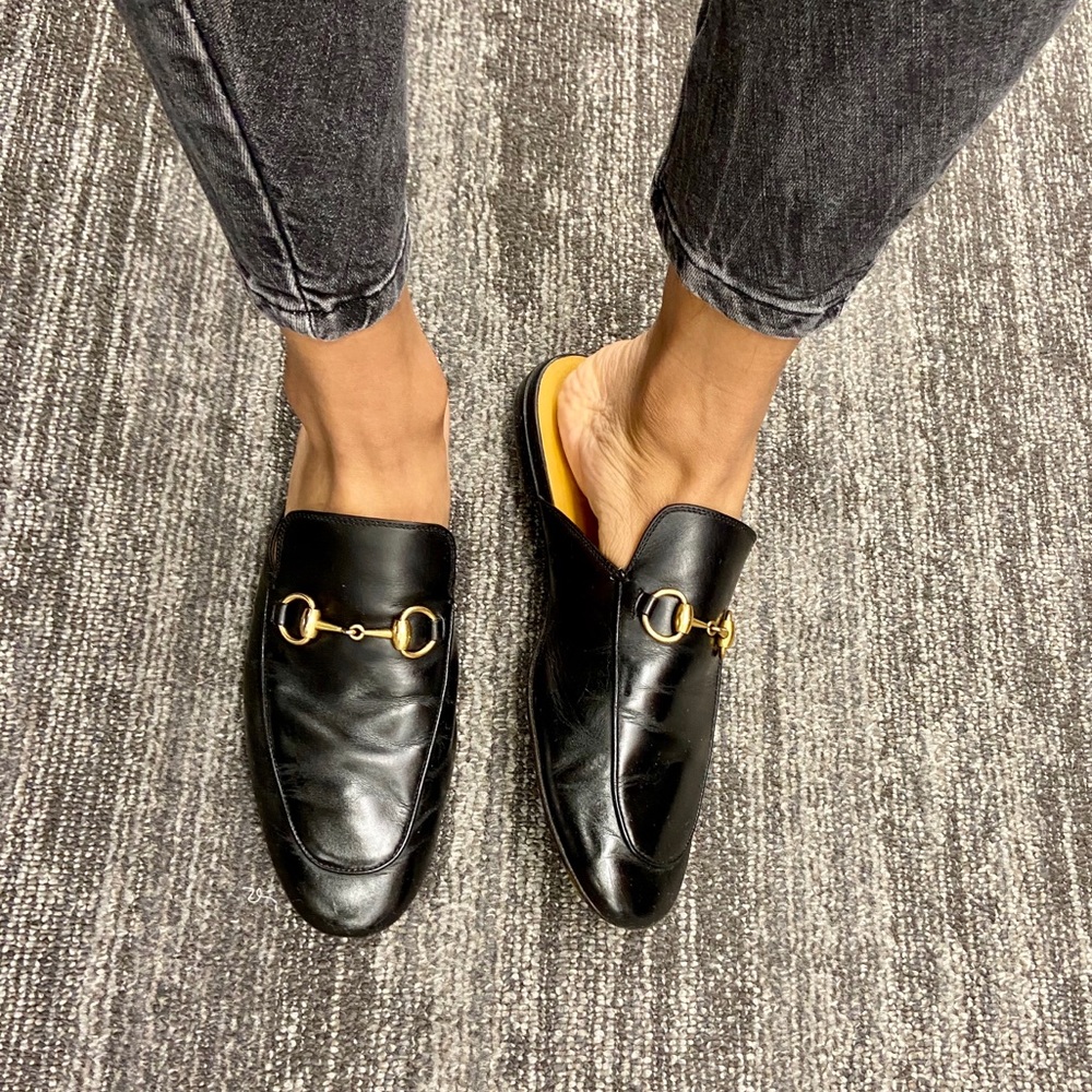 Authentic Unisex Gucci Princetown Slip On Mules - Picture 3 of 8